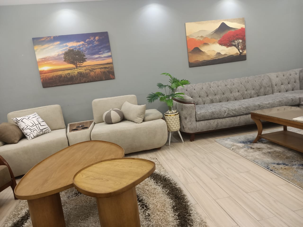 شقة في مدينتي 211 م2 للإيجار مفروش بحري تشطيب خاص 52,000 ج 